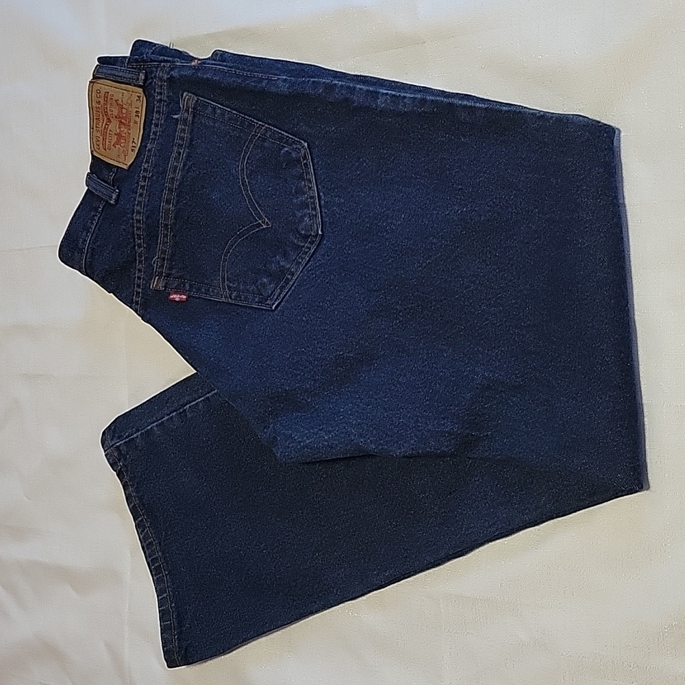 Levi's 517 dark wash bootcut jeans mens 38x34